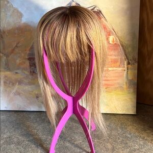 Ombré  Blonde synthetic hair topper